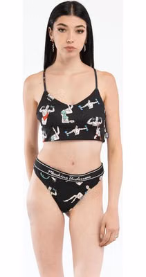 Black Polyester Tank Tops