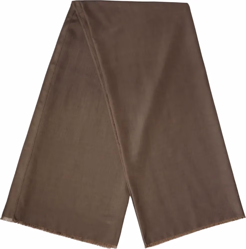 Dolce & Gabbana Brown Polyester Neck Warmer Shawl 185cm x 165cm  Men Scarf