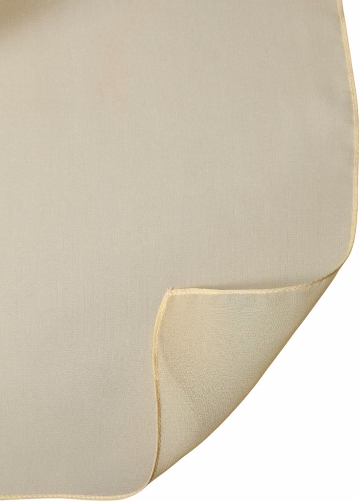 Dolce & Gabbana Light Yellow Silk Wrap Shawl Foulard 100cm x 99cm  Scarf