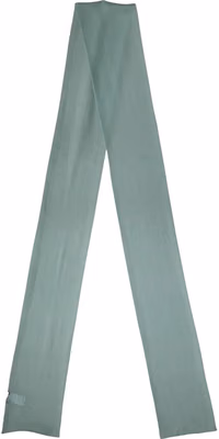 Teal Silk Sash Wrap Foulard Stole 292cm x 19cm Scarf