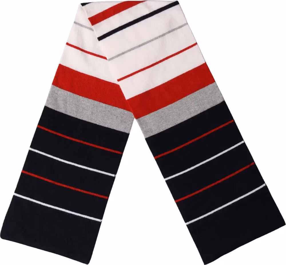 Dolce & Gabbana Multicolor Stripes Shawl Neck Wrap 119cm x 20cm  Scarf