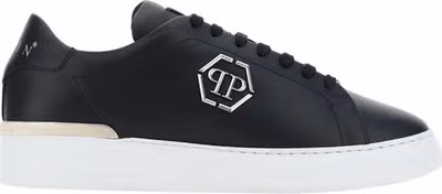 Black Calf Leather Bos Taurus Low Top Sneakers