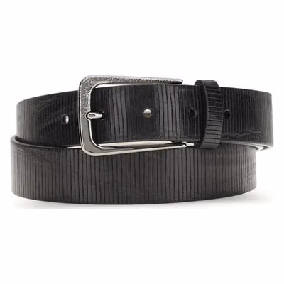 Black Calf Leather Bos Taurus Regular Belt