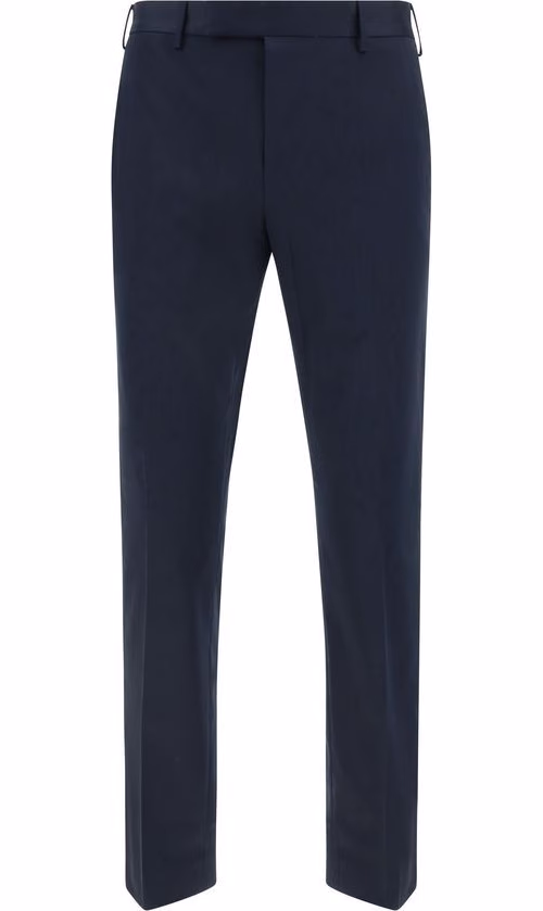 PT Torino Blue Cotton Casual Pants