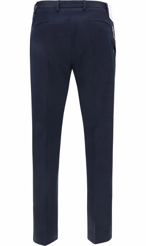 PT Torino Blue Cotton Casual Pants