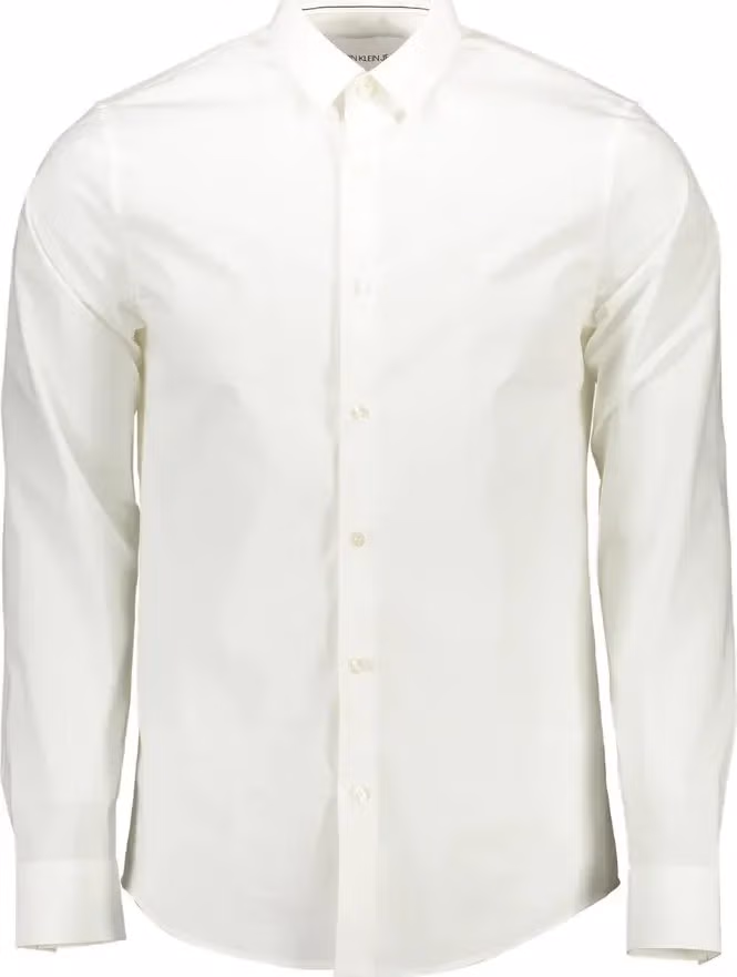 Calvin Klein Bianco Cotton Men Shirt