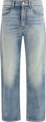Blue Cotton Relaxed Fit Jeans