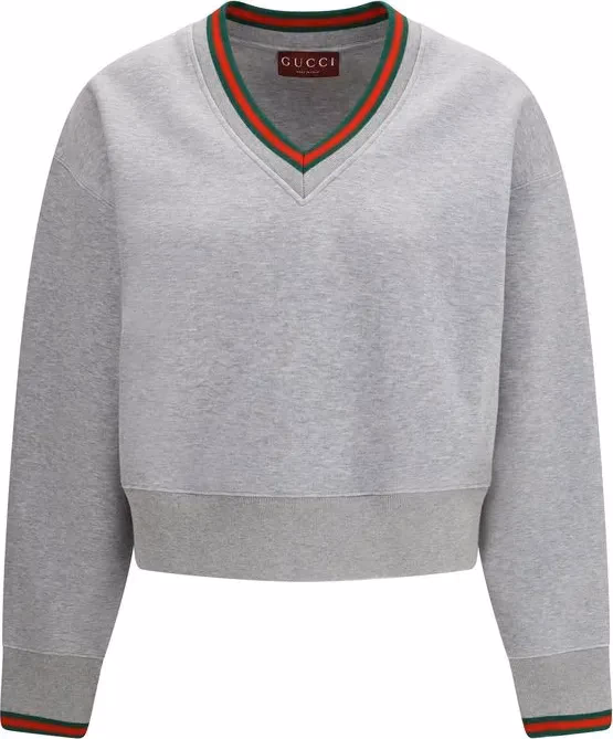 Gucci Gray Cotton Sweatshirt