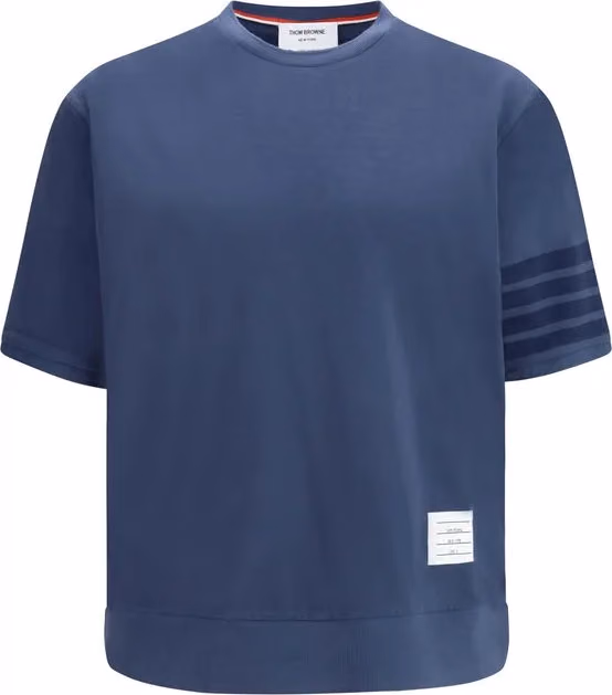 Thom Browne Blue Cotton Sportswear