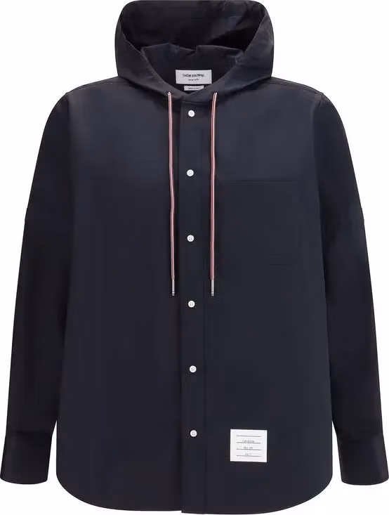 Thom Browne Black Polyamide Shell Jacket
