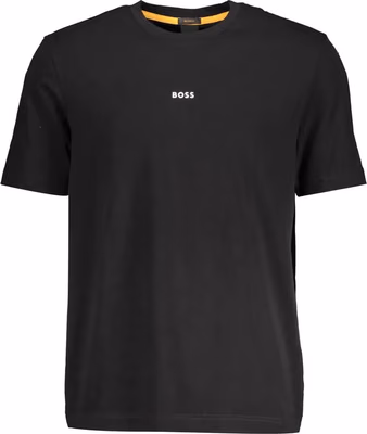 Black Cotton Men's T-Shirt