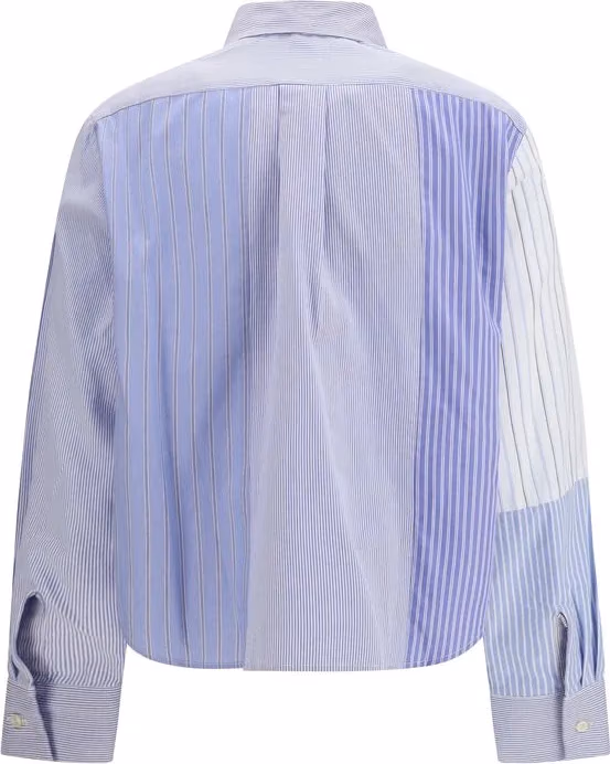 E.L.V. DENIM Blue Cotton Shirt