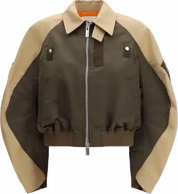 Bicolor Cotton Bomber