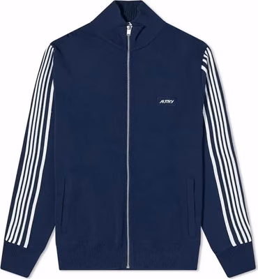 Blue Nylon Cardigan