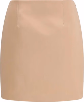 Multicolor Polyester Mini Skirt