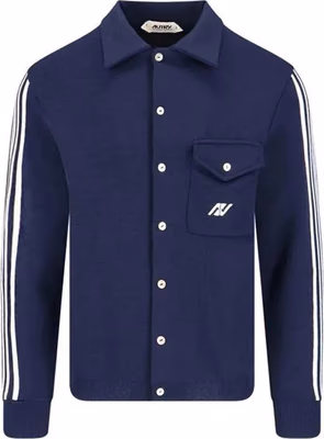 Blue Nylon Cardigan