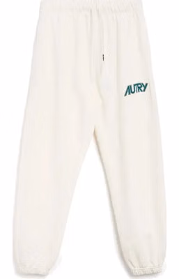 White Cotton Joggers (Workout Pants)