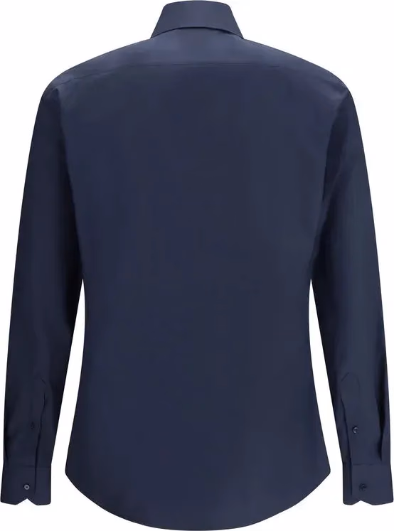 Fendi Blue Cotton Shirt