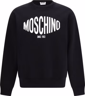 Black Cotton Sweatshirt