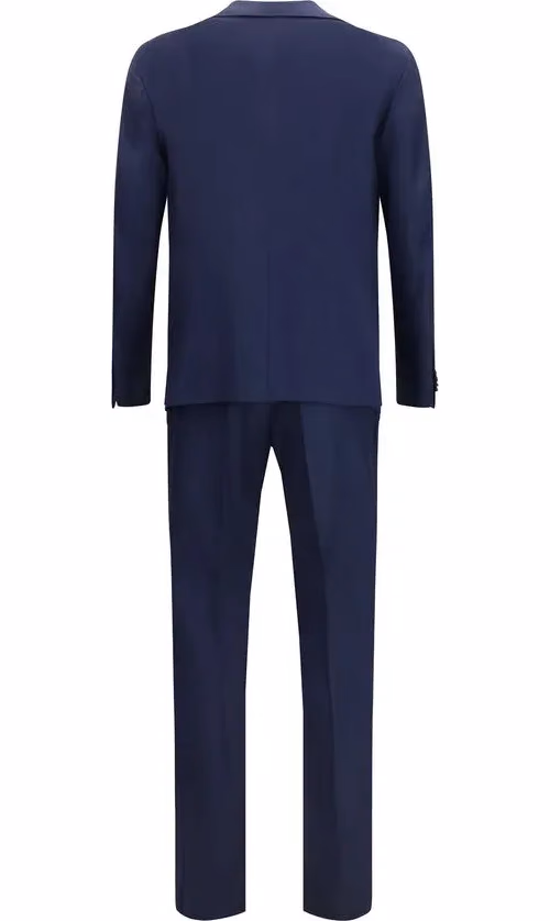 Tagliatore Blue Wool Two-Piece Suit