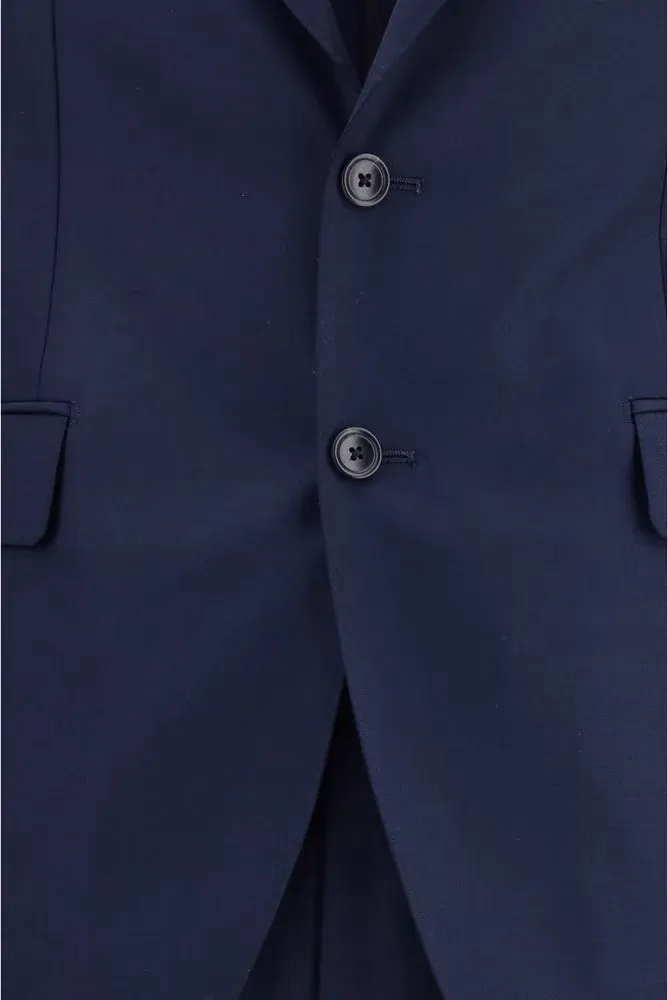 Tagliatore Blue Wool Two-Piece Suit