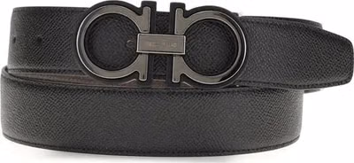 Black Calf Leather Bos Taurus Regular Belt