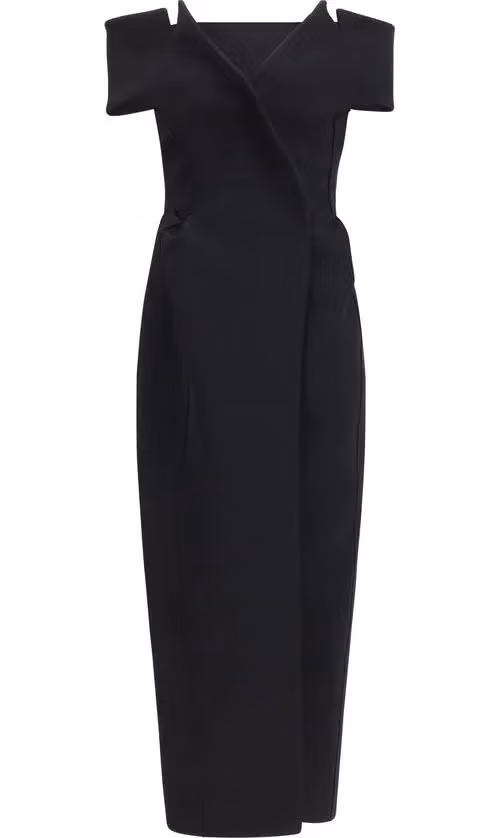 Khaite Black Polyester Cocktail Dress