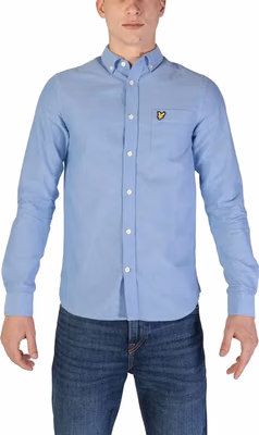 Blue Organic Cotton Dress Shirt