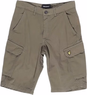 Green Cotton Bermuda Shorts