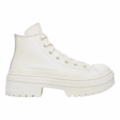 White Recycled Leather High Heel Pumps