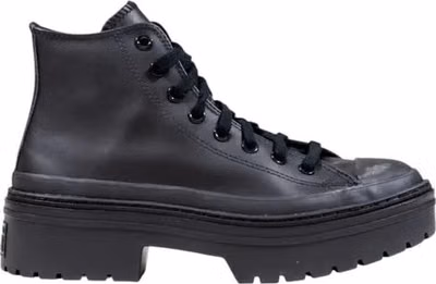 Black Leather Ankle Boots