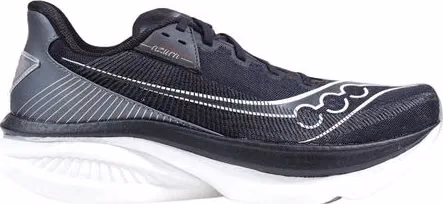 Saucony Black And White Textile Athletic Sneakers
