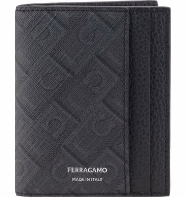 Black Calf Leather Bos Taurus Wallet