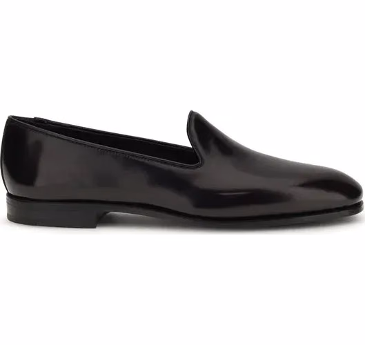 Church's Bordeaux Calf Leather Bos Taurus Slip-On Loafers