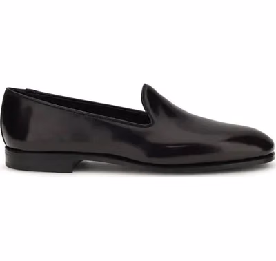 Bordeaux Calf Leather Bos Taurus Slip-On Loafers