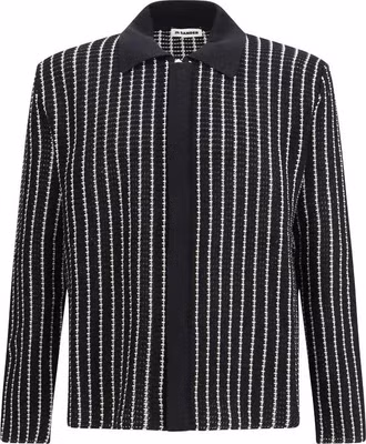 Black Cotton Cardigan