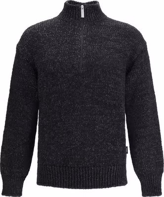 Black Cotton Sweatshirt