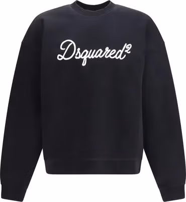 Black Cotton Sweatshirt