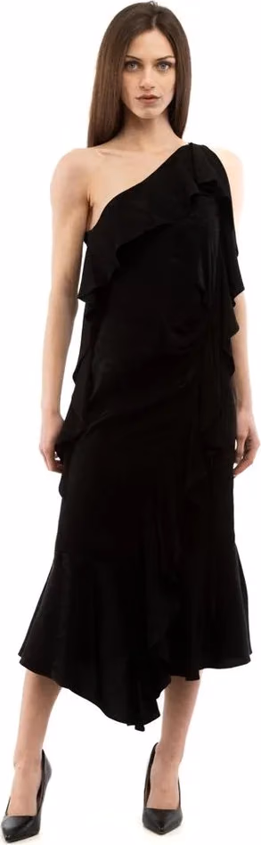 Moschino Black Viscose Cocktail Dress