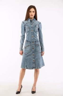 Multicolor Cotton Casual Dress