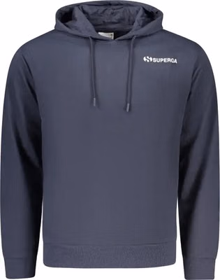 Blue Cotton Men Sweatshirt