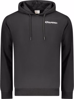 Black Cotton Men's Hoodie