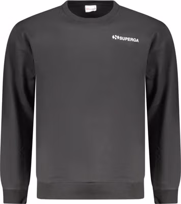 Black Cotton Men's Sweatshirt