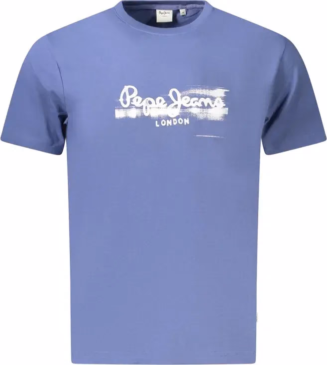 Pepe Jeans "Blue Cotton Men T-Shirt"