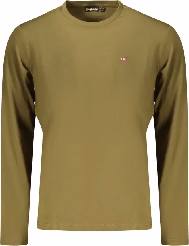 Napapijri Verde Cotton Male T-Shirt