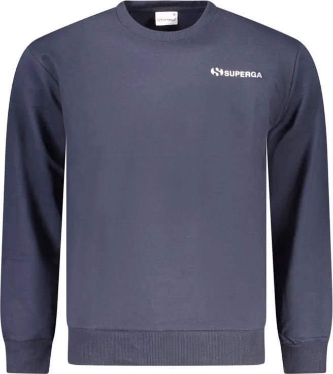 Superga Blue Cotton Men's Sweatshirt
