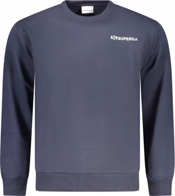 Blue Cotton Men's Sweatshirt