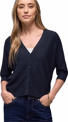Blue Viscose Cardigan