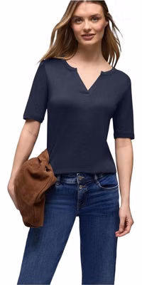 Blue Cotton T-Shirt