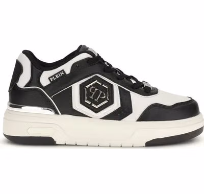 Black Calf Leather Bos Taurus Athletic Sneakers